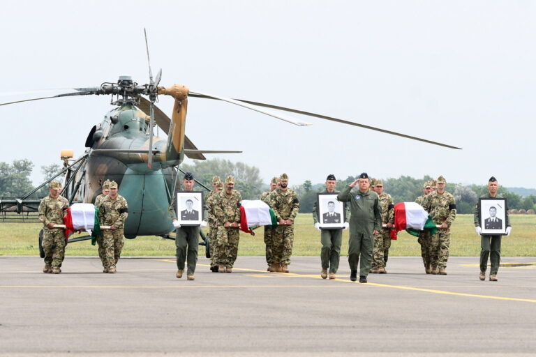 croatia helicopter crash victims coffins taken home