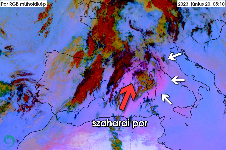 saharan dust hungary heat