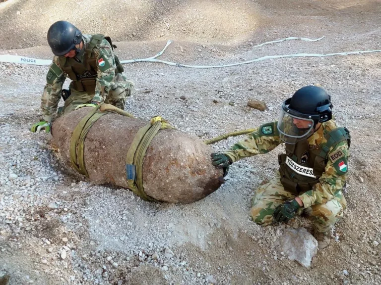 Bomb Hungary beach