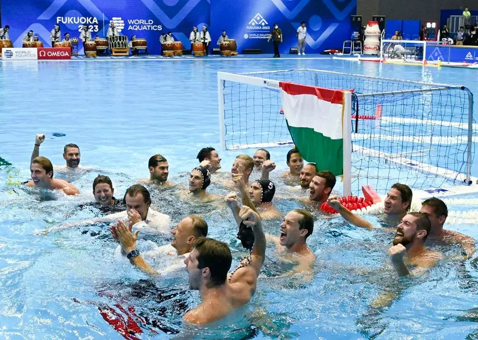 Echipa masculină de polo pe apă a Ungariei este campioană mondială