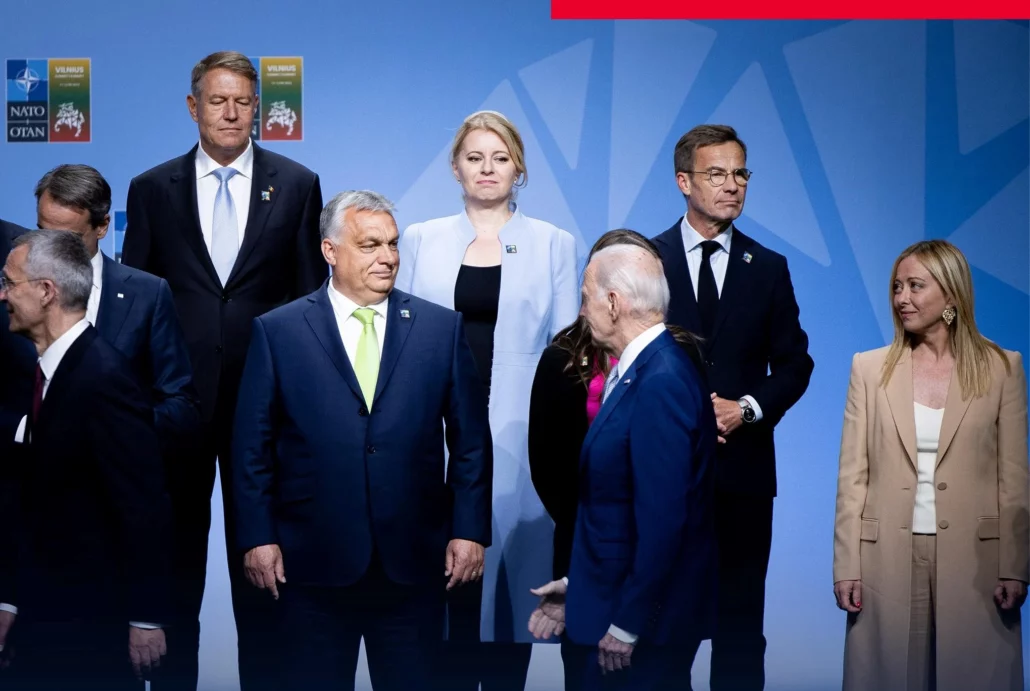 Il primo ministro Viktor Orbán Joe Biden NATO - diplomazia