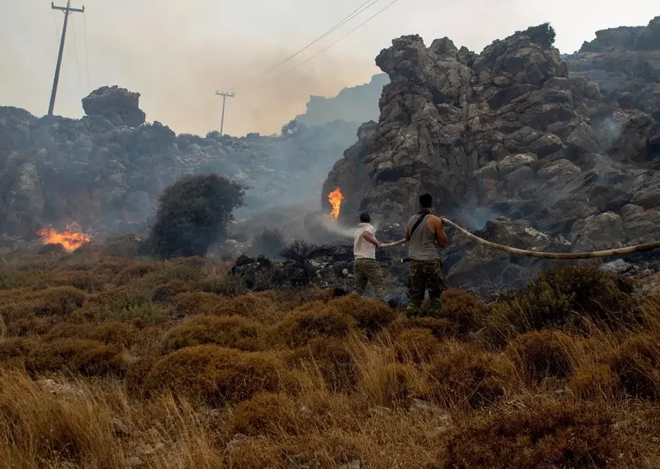 Wildfire in Rhodes