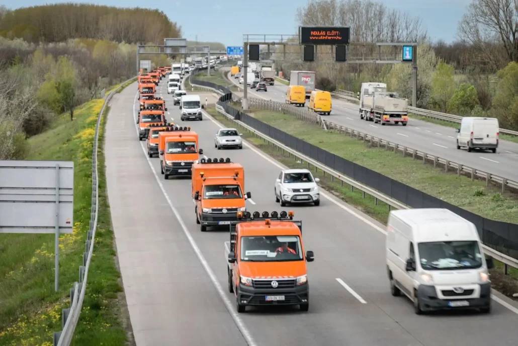 Hungary motorway road toll Budapest Airport