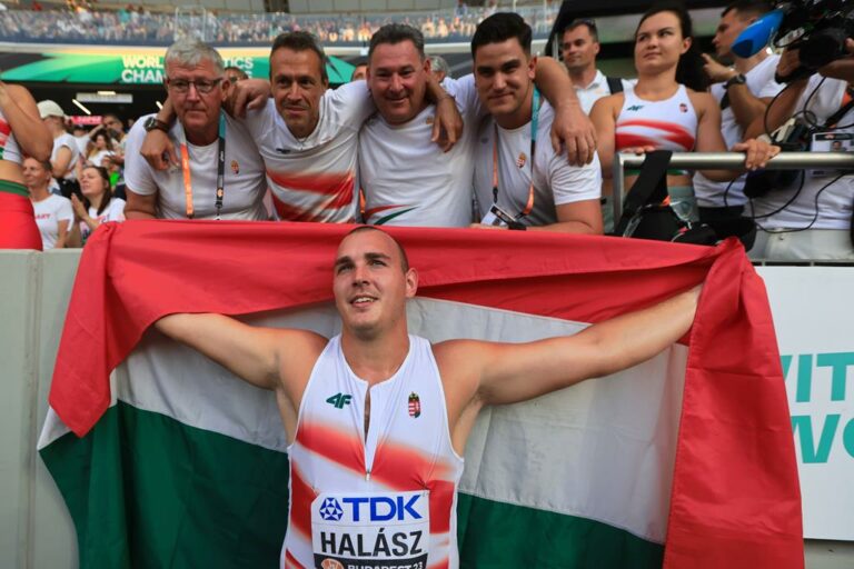 Hungary won its first medal