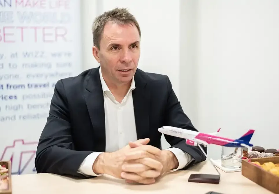 جوزيف فارادي، الرئيس التنفيذي لشركة Wizz Air في المجر