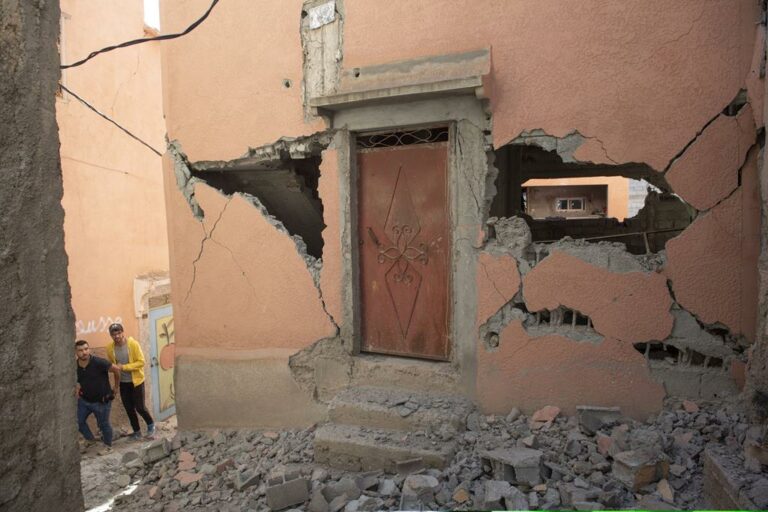 Catastrophe naturelle au Maroc