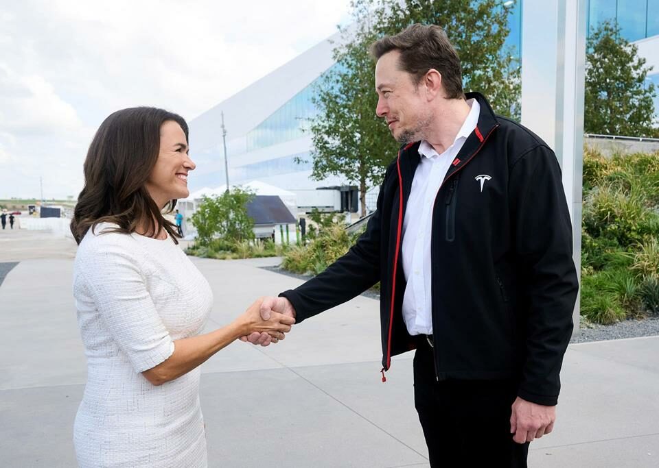 President Novák and Elon Musk