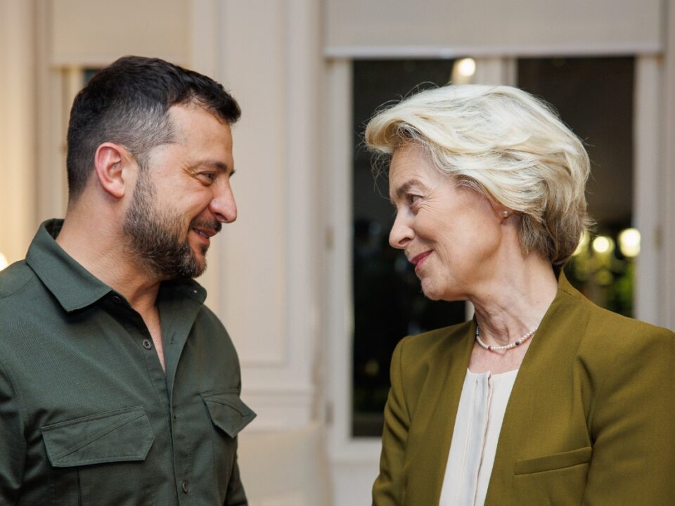 Zelensky von der Leyen Brussels corrupt elite