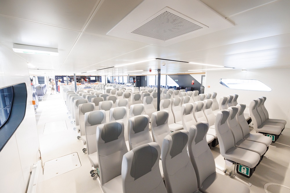 Interior of the new Balaton boats