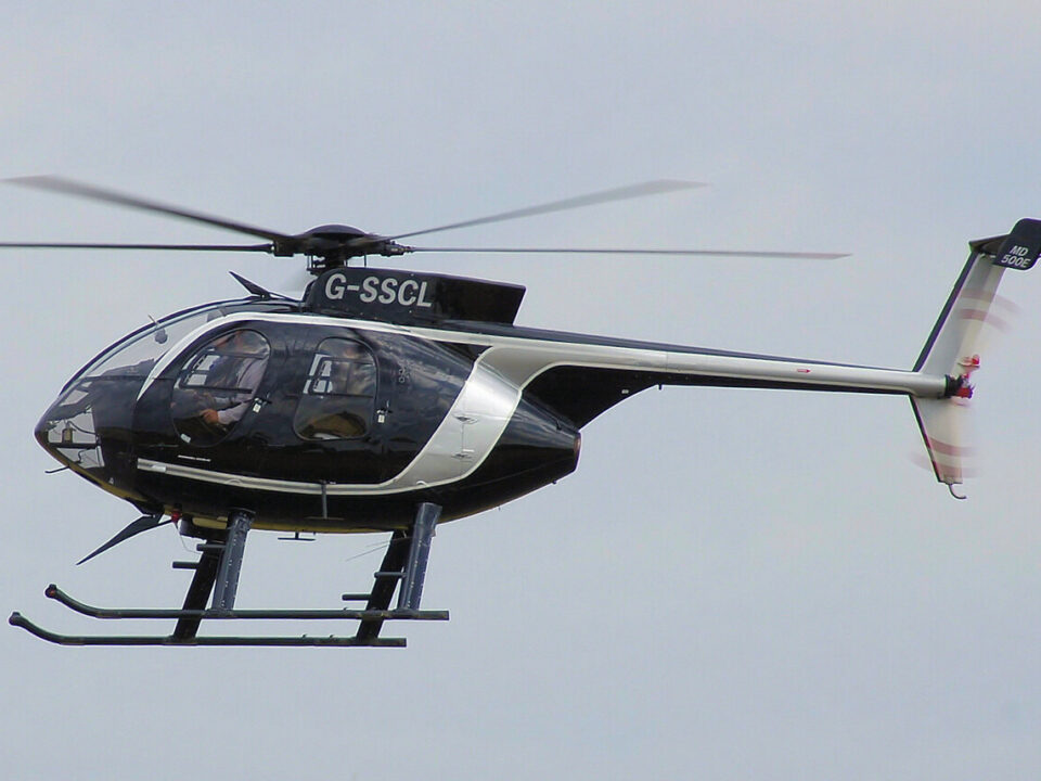 MD500e-Hubschrauber