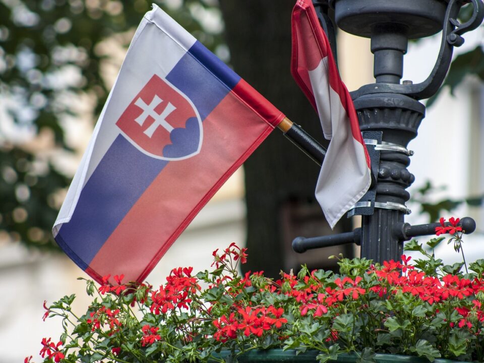 bandera de eslovaquia