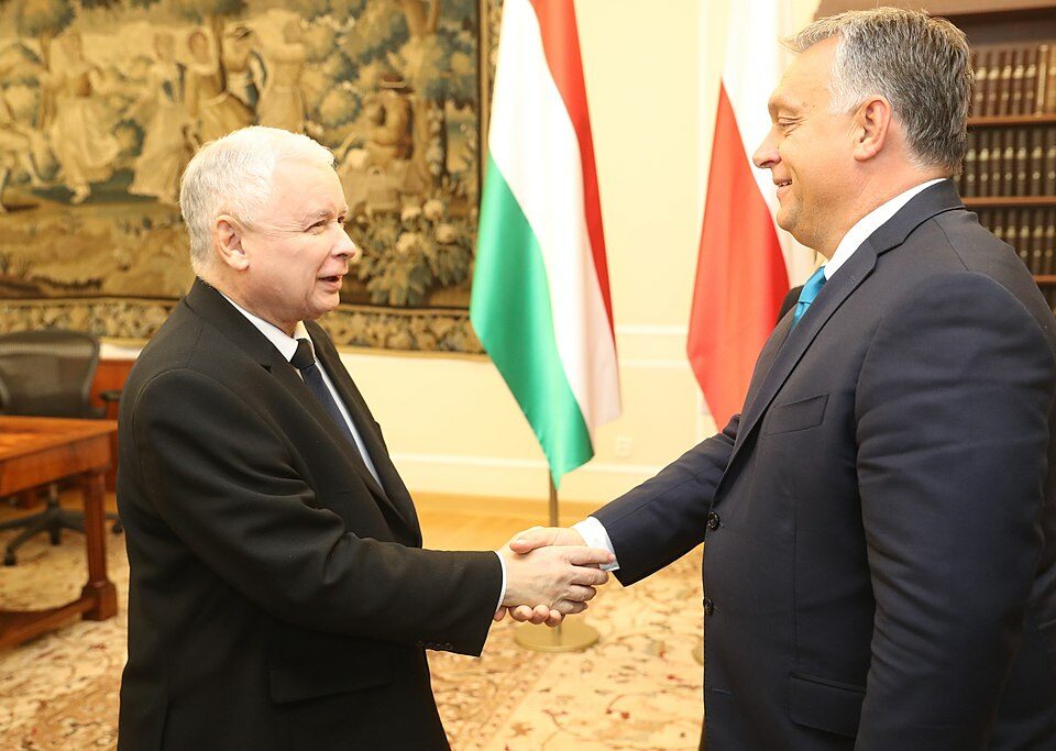 Jarosław Kaczyński und Viktor Orbán