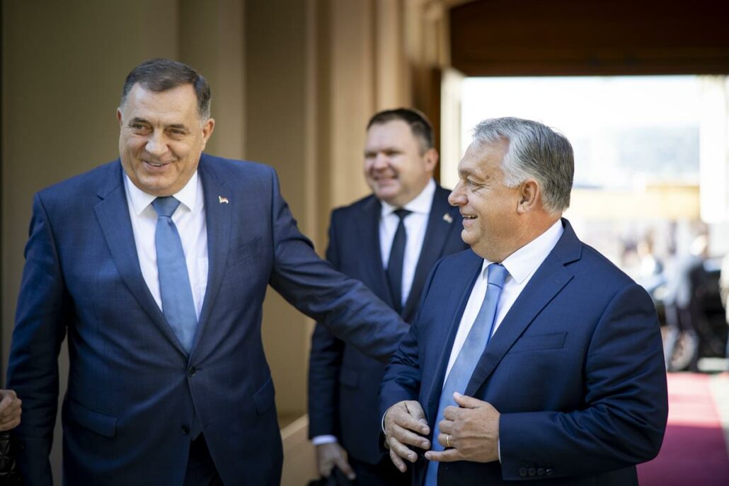 Премьер-министр Виктор Орбан провел переговоры с Милорадом Додиком, президентом Республики Сербской Автономной Сербской Республики Боснии и Герцеговины
