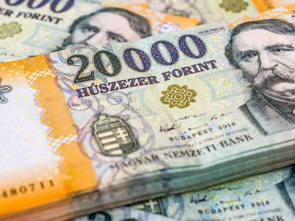 Forint v troskách: na kartách může být 400 EUR/HUF