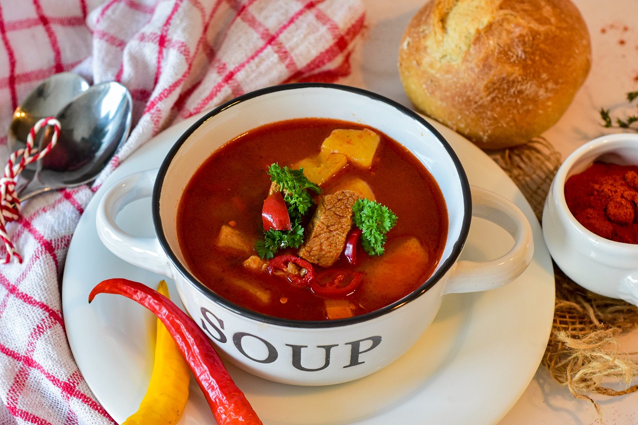 Hungarian goulash soup - Hungarian souvenirs