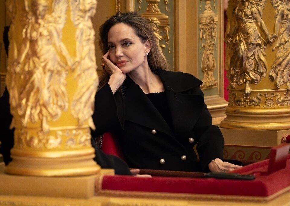 Angelina Jolie v Opeře v Budapešti