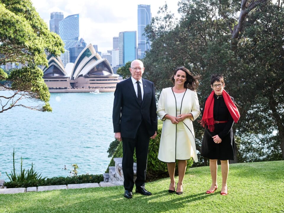 Le président Novak avec David Hurley en Australie