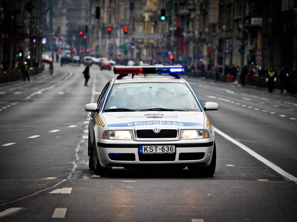 Hungarian police car