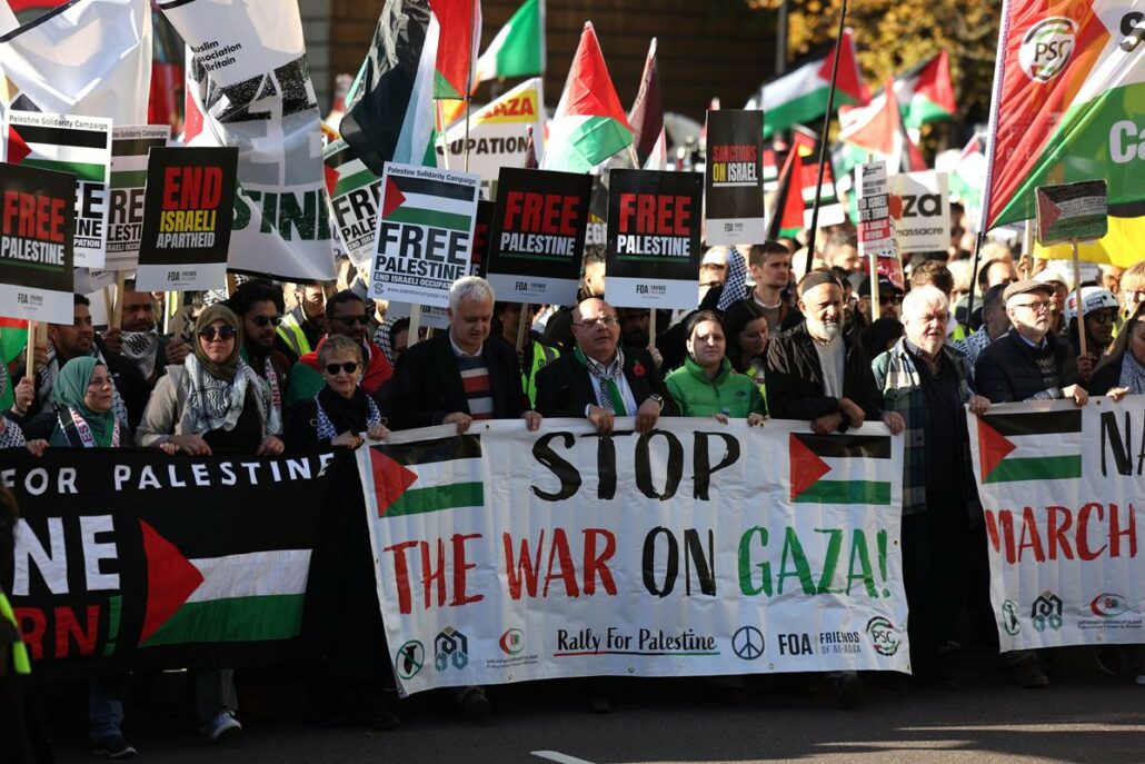 demonstration free palestine