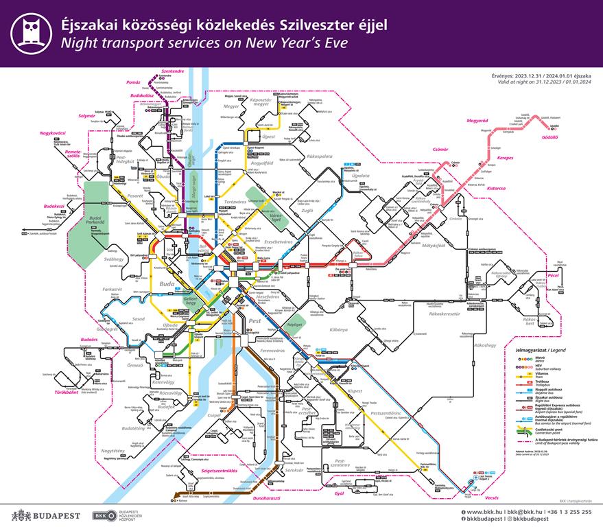 Budapest public transport on New Year's Eve (Copy)