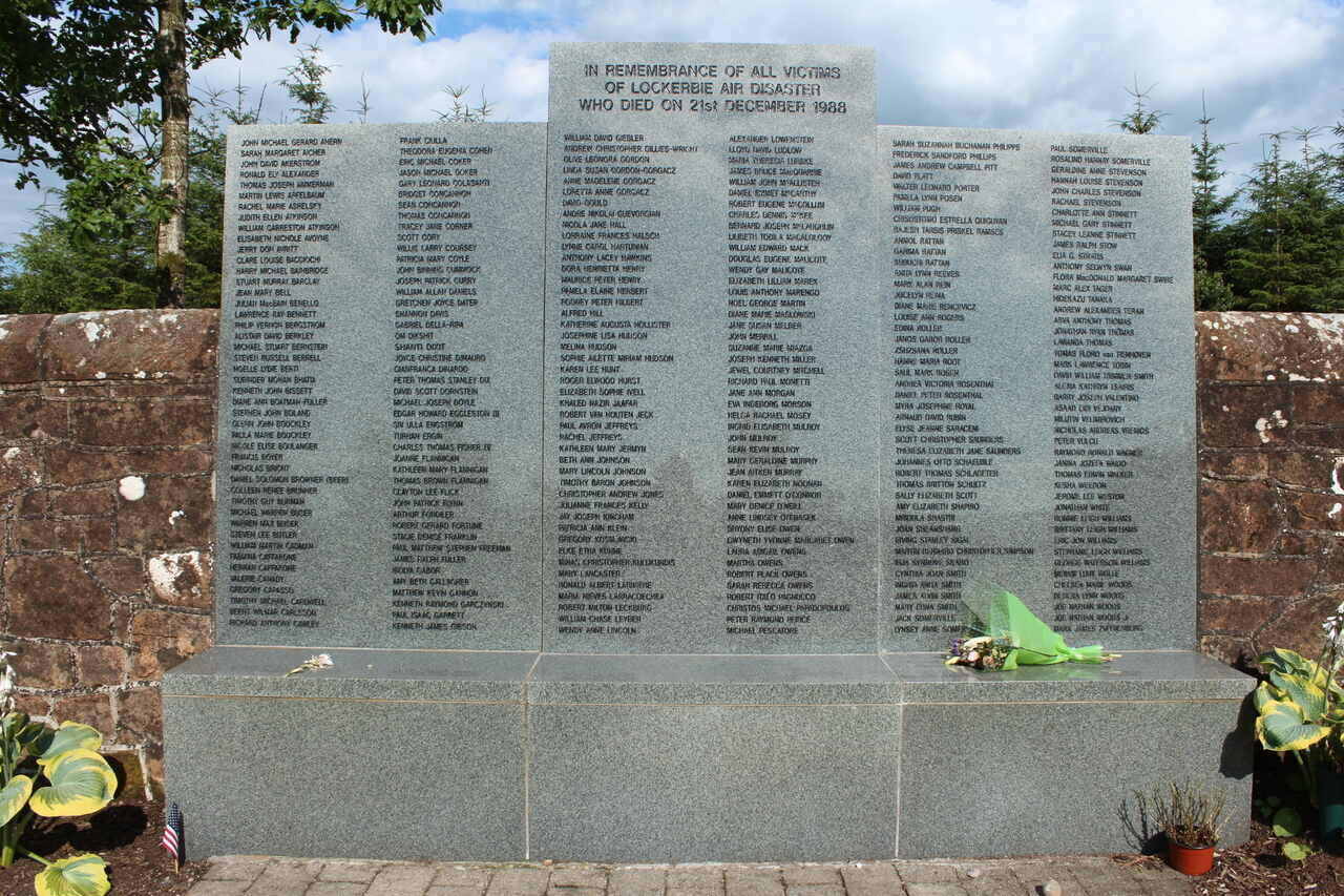 Lockerbie air disaster memorial