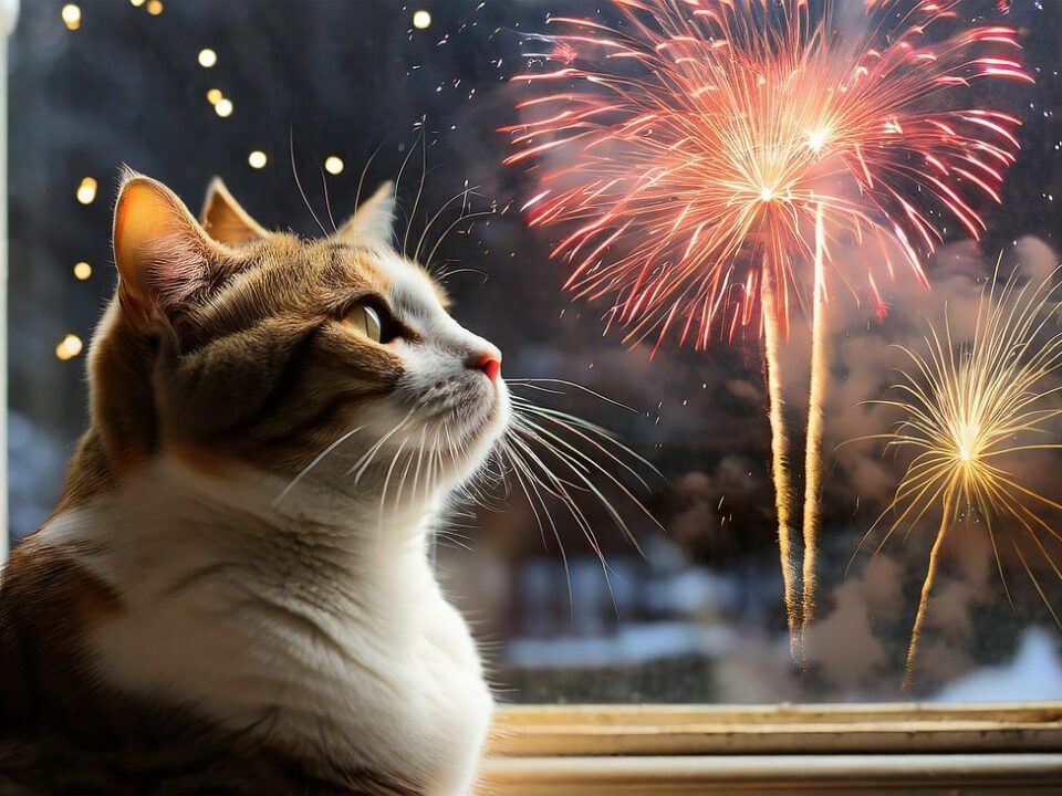 artificii pentru pisici