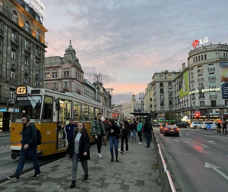 Astoria BKK BKV tram public transport Budapest