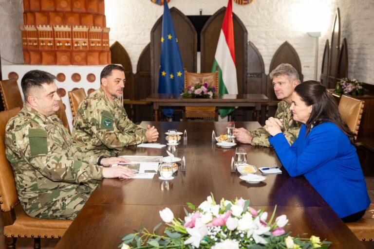 Chief of staff briefs Hungarian President on defence, security matters