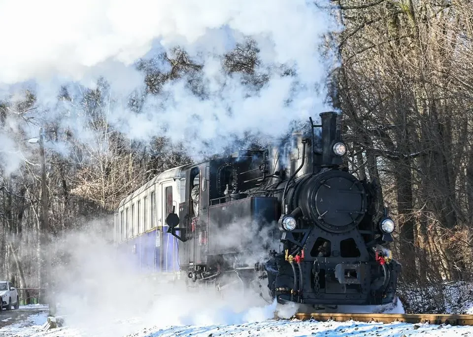 Nostalgy train in Hungary