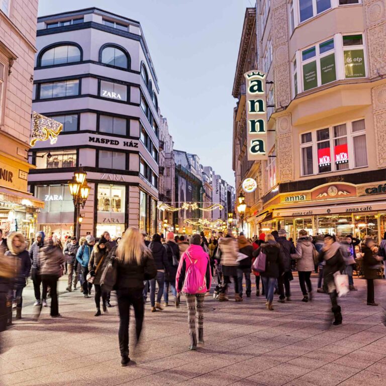 One of the world's most expensive streets is in Budapest - Váci Street