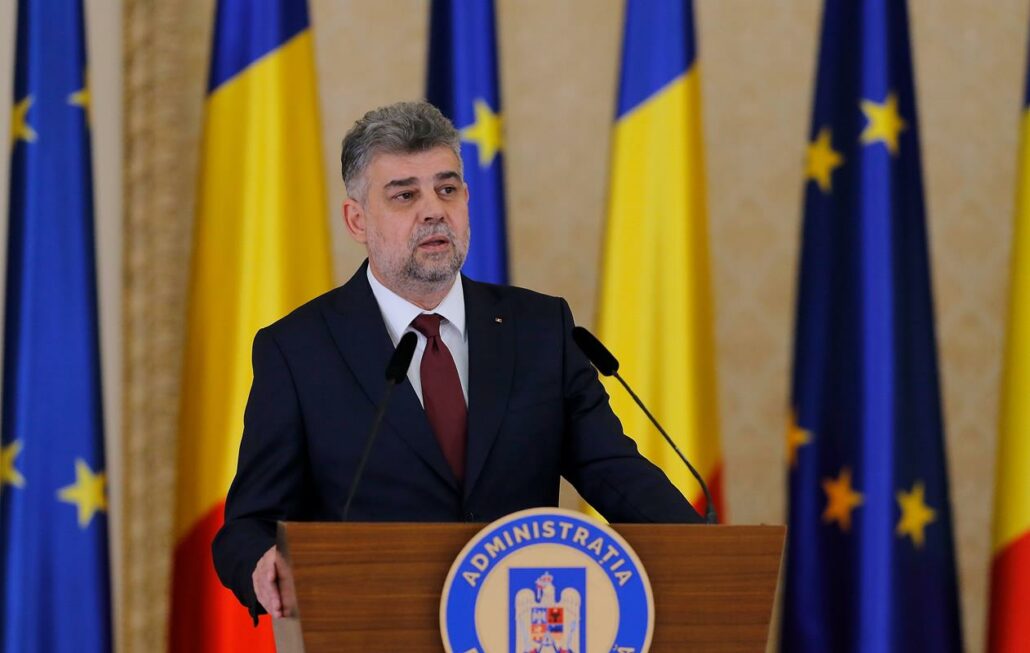 Il primo ministro romeno Marcel Ciolacu