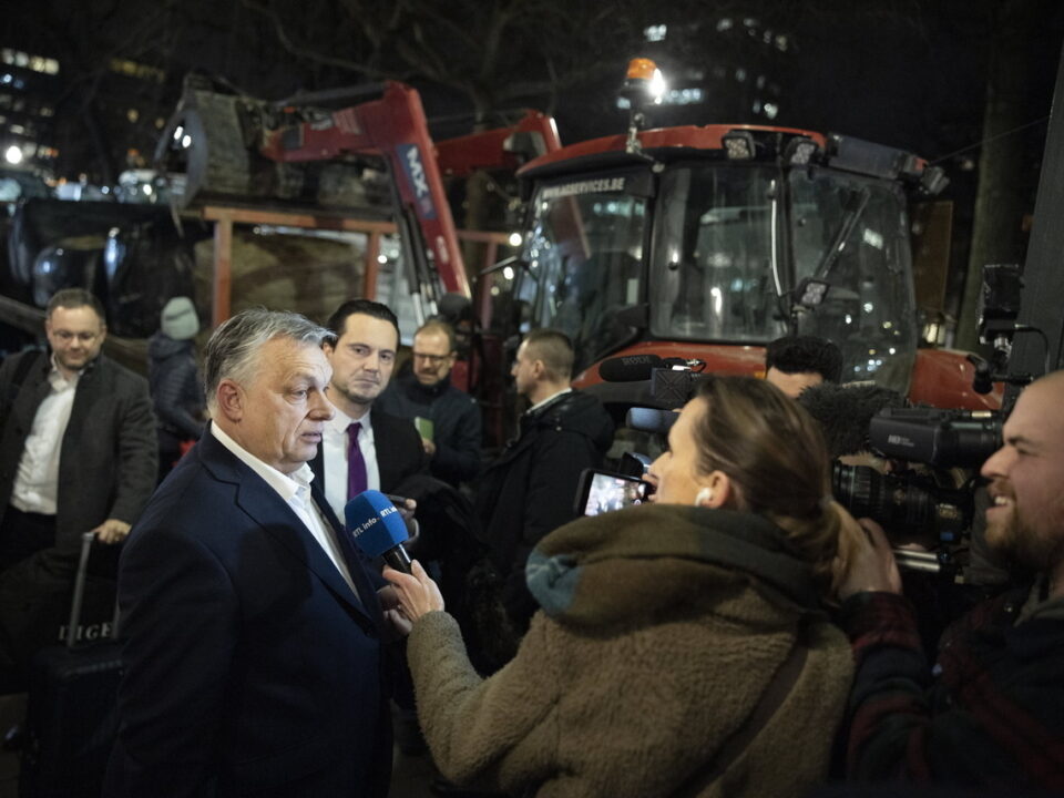 Farmáři Viktor Orbán