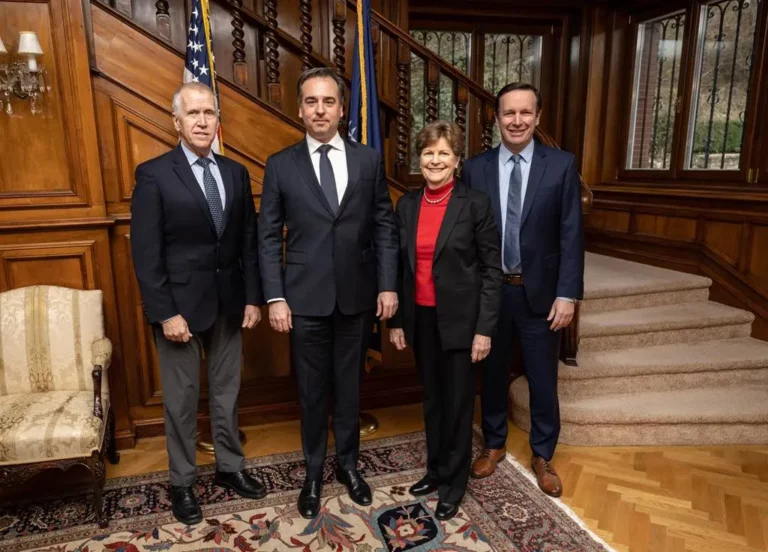 US Senators Shaheen, Tillis, and Murphy in Hungary about Transatlantic security (Copy)