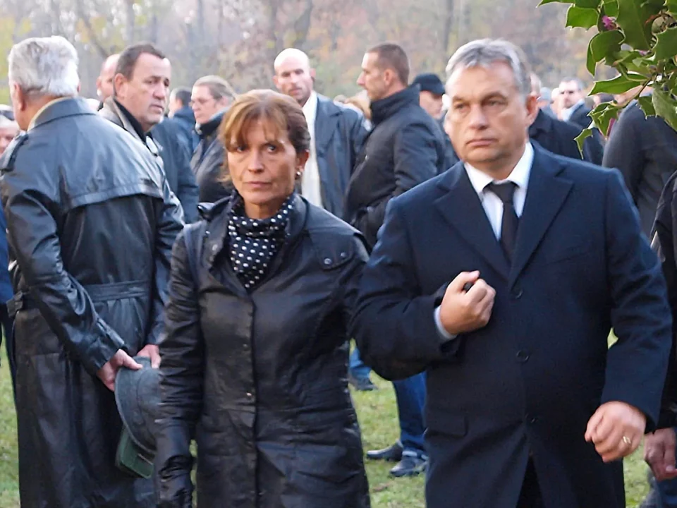 Viktor Orbán i Anikó Lévai (Kopija)