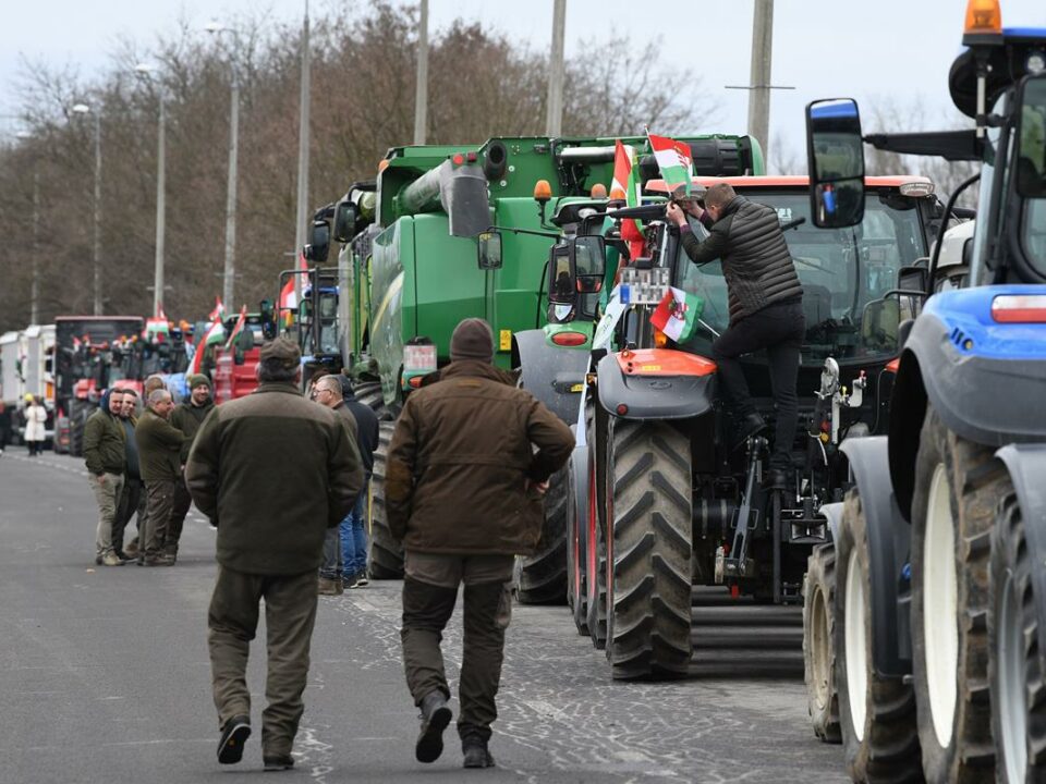 демонстрація угорського сільськогосподарського