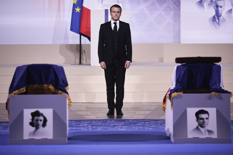 macron paris wwii martyrs reburial