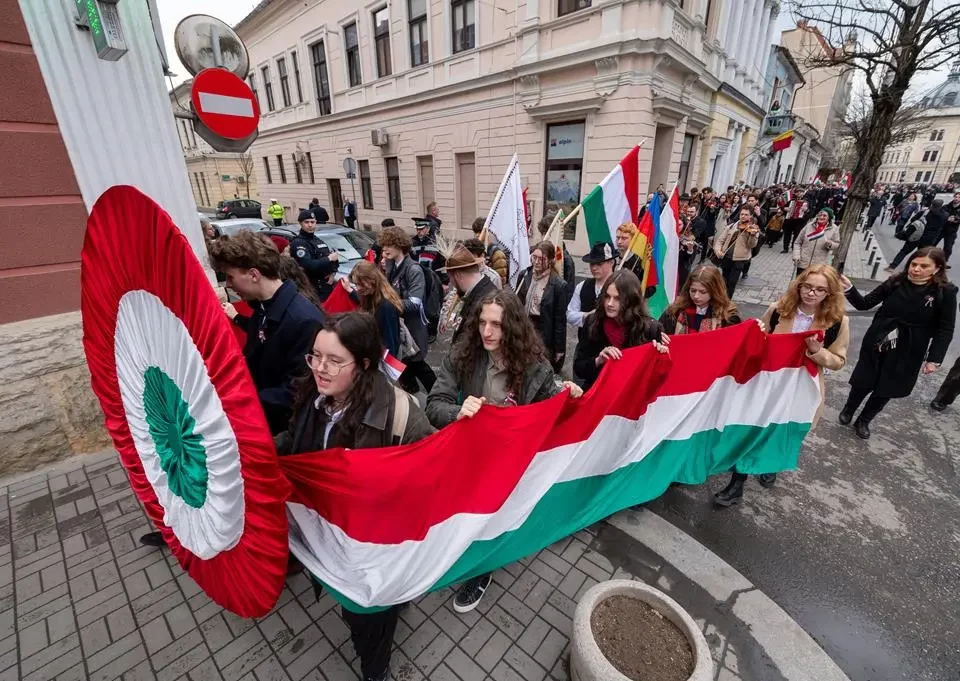 15 March celebration in Kolozsvár