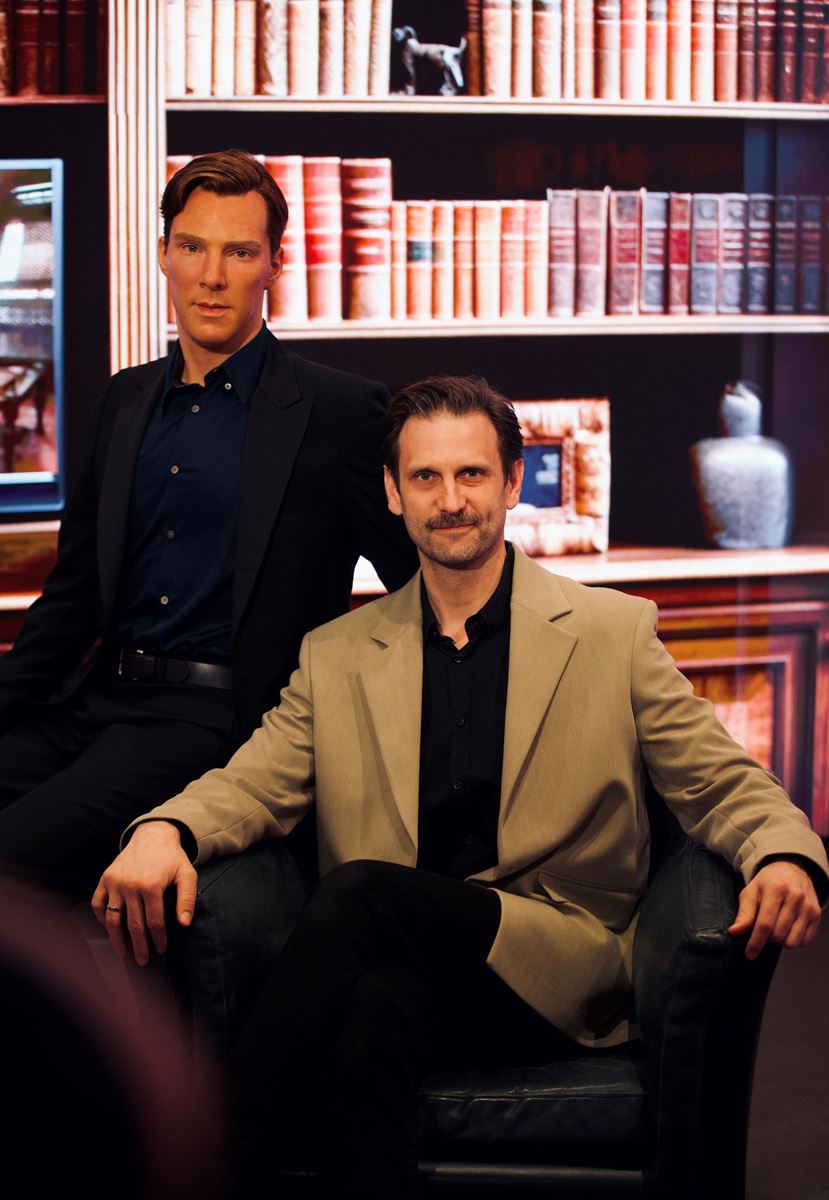 Benedict Cumberbatch is the "new resident" of Madame Tussauds Budapest