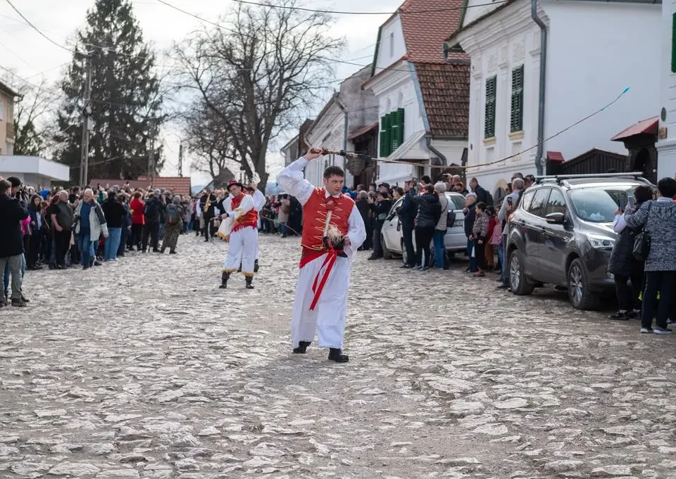 Carnival funeral in Torockó