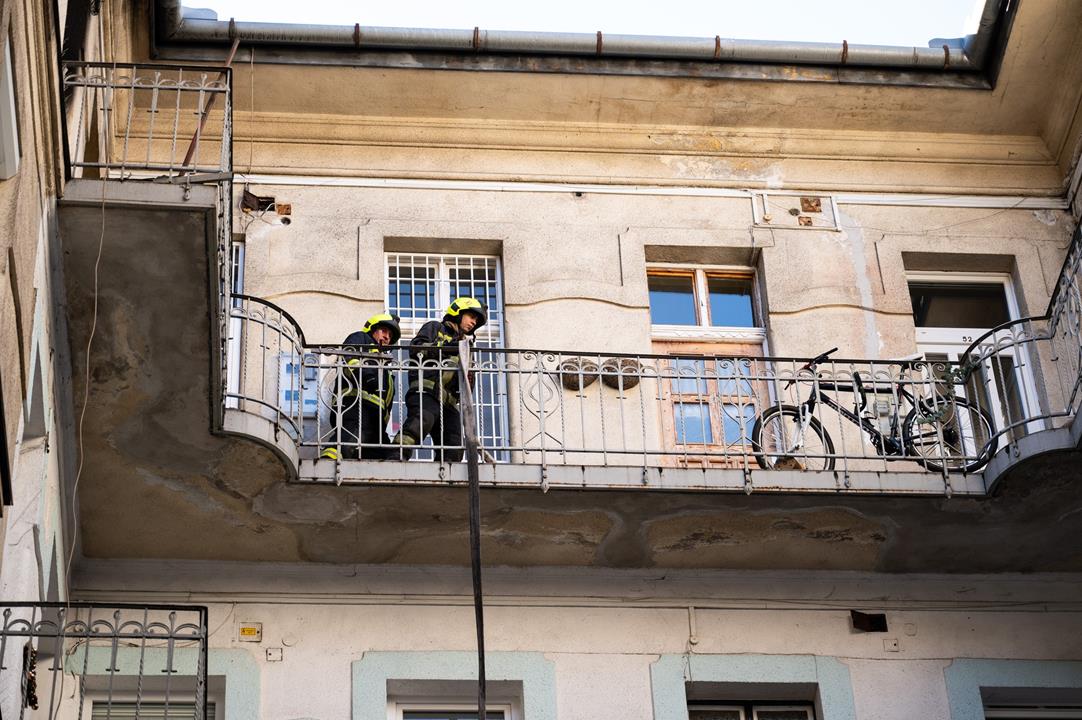 Horrific explosion near Budapest university