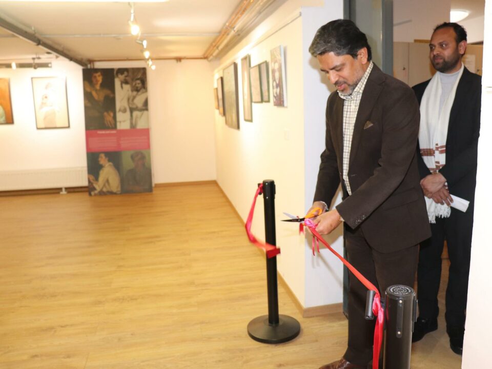 Inaugurazione della mostra "Anima e Corpo" in occasione del 111° anniversario della nascita di Amrita Sher-Gil