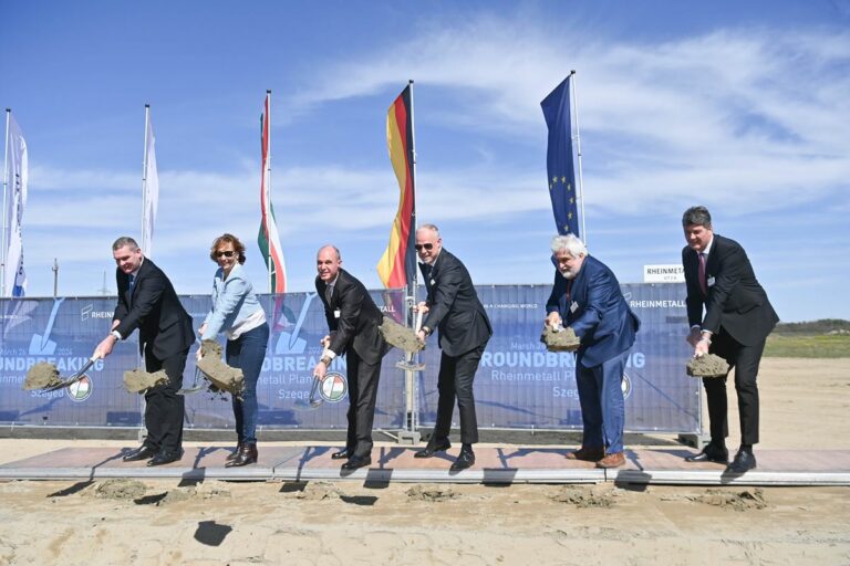 Rheinmetall groundbreaking in Szeged, Hungary