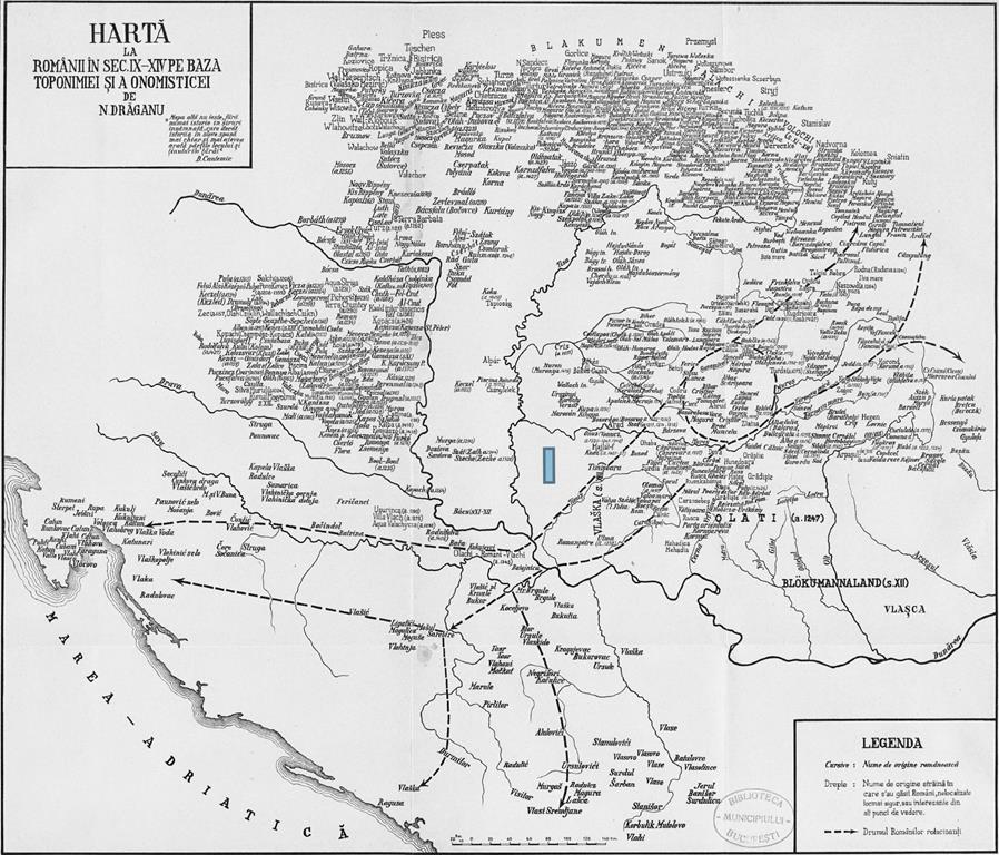 Romanian map