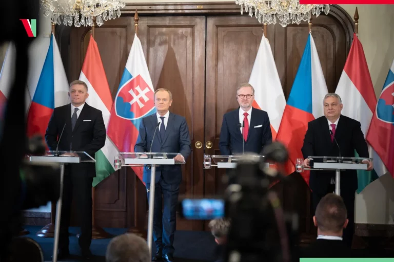 V4 leaders in Prague shouted with PM Orbán