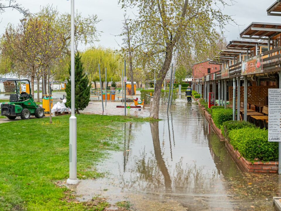 inondazione del lago Balaton