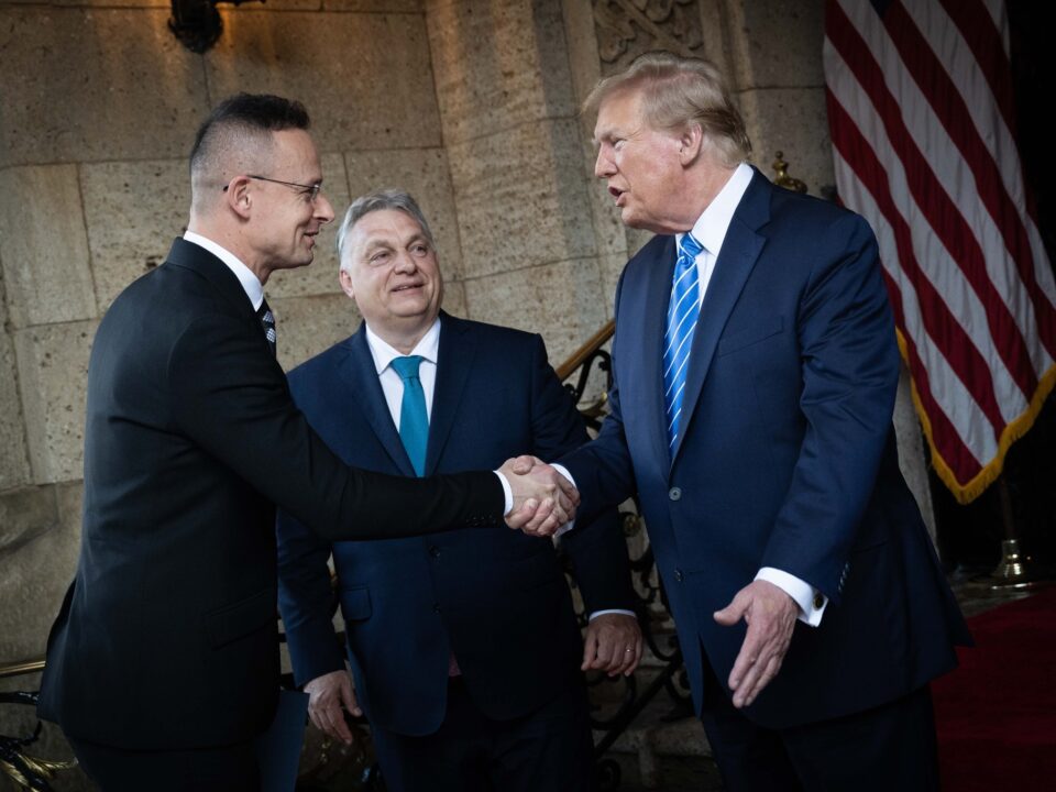 Trump Szijjártó Ministro de Asuntos Exteriores de Hungría y Estados Unidos