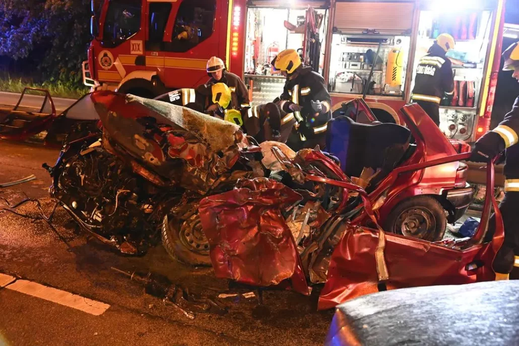 7 citoyens étrangers ont causé un accident mortel sur la route de l'aéroport de Budapest