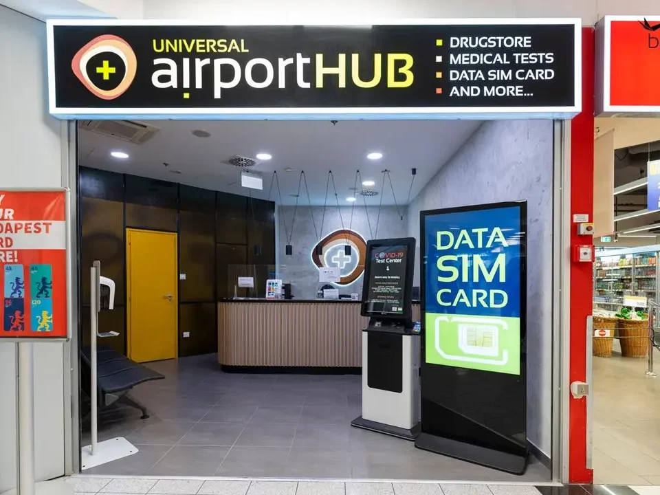布达佩斯机场 AirportHub Sim 卡（复印件）
