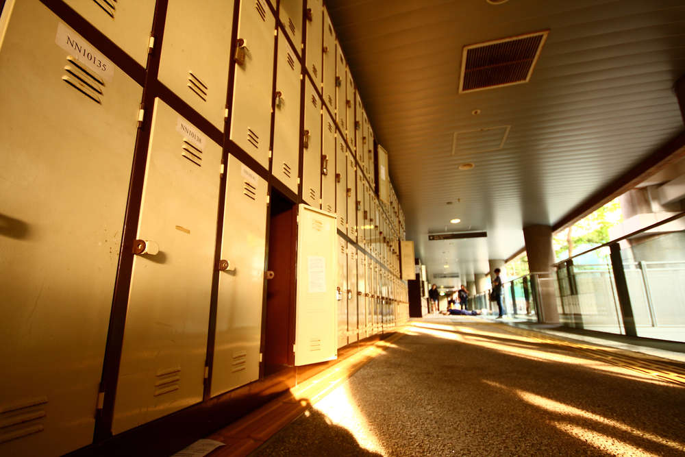 School hallway