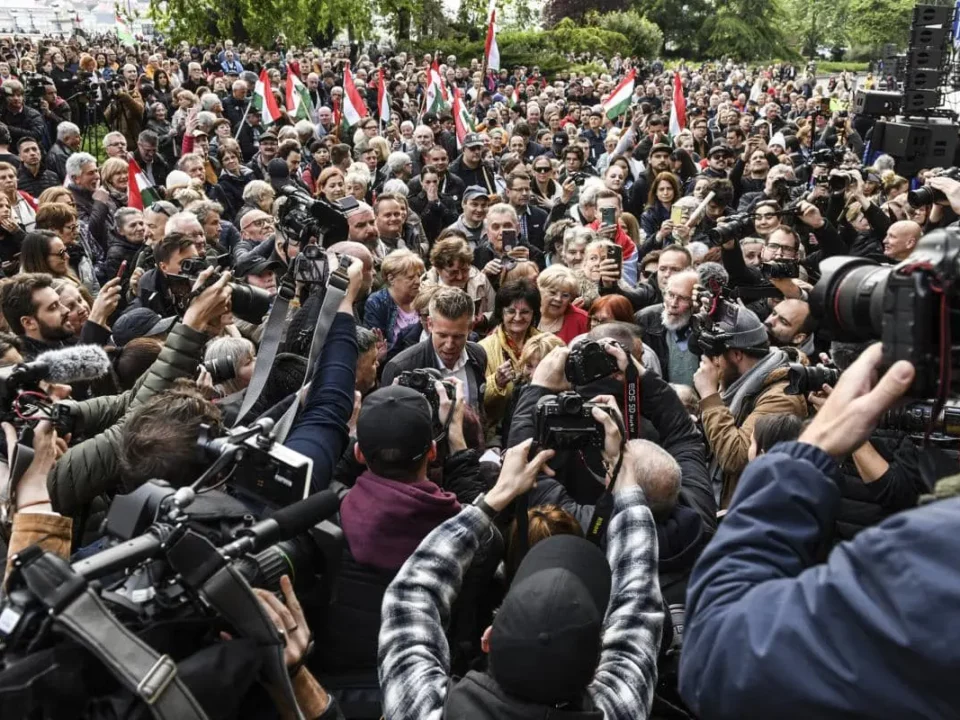 Петер Мадьяр: очередной массовый протест в Будапеште